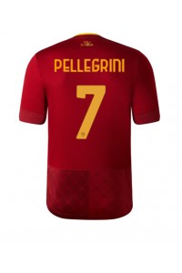Fotbalové Dres AS Roma Lorenzo Pellegrini #7 Domácí Oblečení 2022-23 Krátký Rukáv